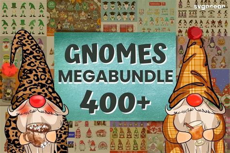 Gnome SVG Bundle Megabundle Craft Bundle Creative Fabrica