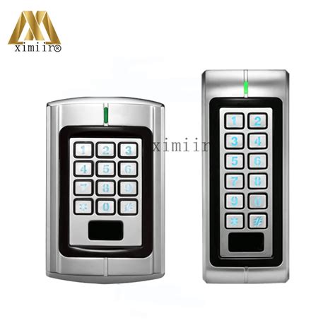 Ip65 Waterproof Standalone Access Controller With Metal Keypad Zk Access Control 13 56mhz Ic