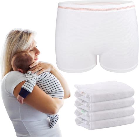 4 Pack Mesh Panties Postpartum Hospital Mesh Underwear Postpartum