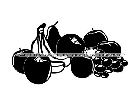 Fruits Svg Fruits Clipart Fruits Files For Cricut Fruits Etsy