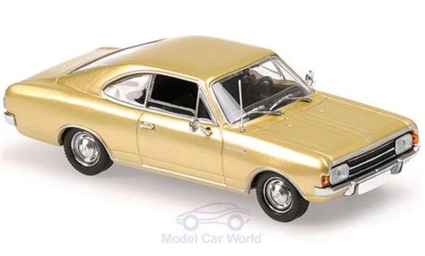 Modellino In Miniatura Opel Rekord Maxichamps C Coupe Gold