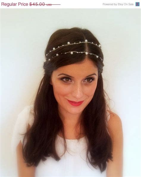 Wedding Pearl Crown Great Gatsby Headband Bridal Pearl Headband Wedding