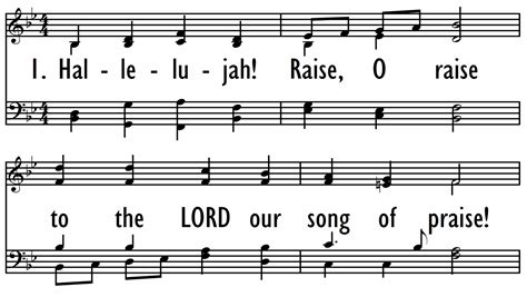 Hallelujah Raise O Raise Digital Songs And Hymns