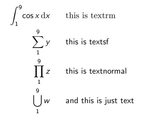 Math Mode Write Text Correctly In Equations Tex Latex Stack