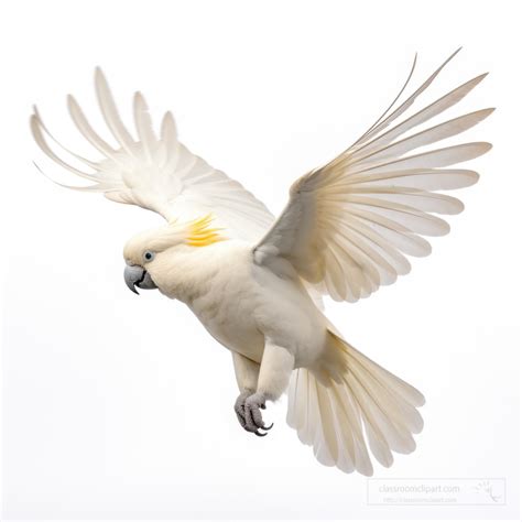 Sulphur Crested Cockatoo Flying