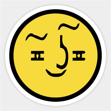 ͠≖ ͜ʖ͠≖ Yellow Suggestive Lenny Face Lenny Sticker Teepublic