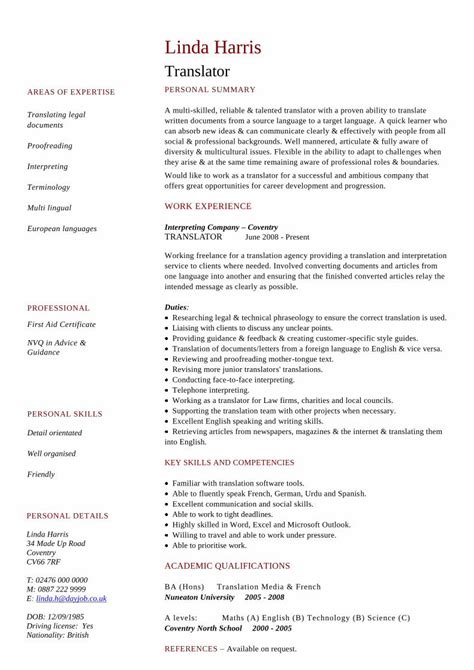 PDF Translator CV Template DOKUMEN TIPS