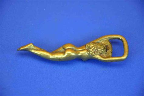 Bottle Opener Naked Woman Solid Brass S Kusera