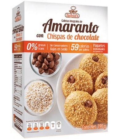 GALLETA DE AMARANTO CHOCOLATE 190 G TAIFELDS Shopzote