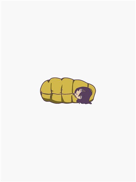 Mha Aizawa Sensei Sleeping Bag Sticker Sticker For Sale By Yujibell