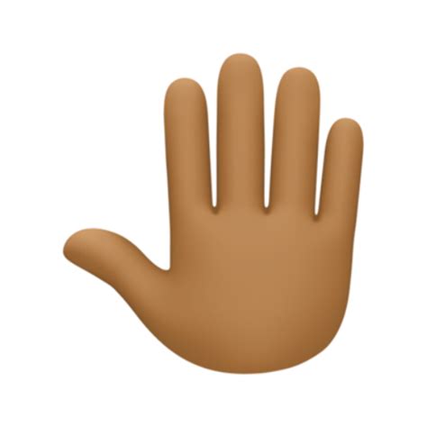 🤚🏾 Emoji Dorso Da Mão Levantado Pele Médio Escuro Emojis Para Copiar