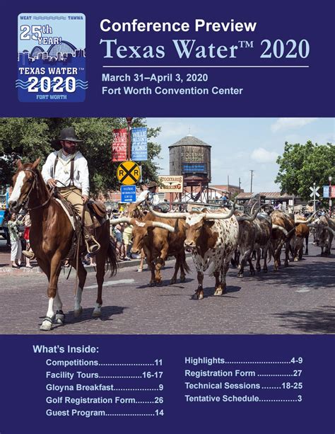 TW 19 Attendee R1 By TEXAS AWWA Issuu