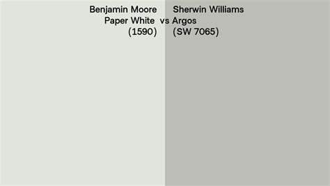 Benjamin Moore Paper White Vs Sherwin Williams Argos Sw