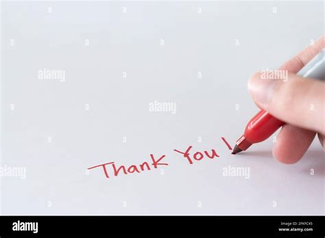 Thank You Card Writing Hi Res Stock Photography And Images Alamy