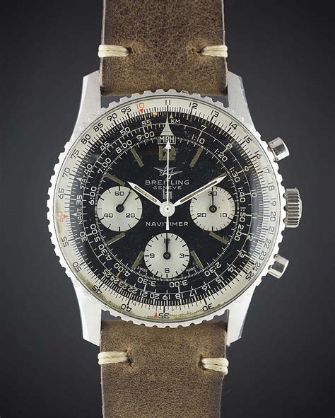 Sold Price A RARE GENTLEMAN S STAINLESS STEEL BREITLING LIP NAVITIMER