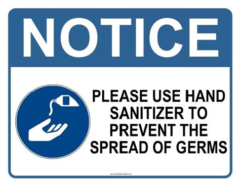 Please Use Hand Sanitizer Sign – Free Printable