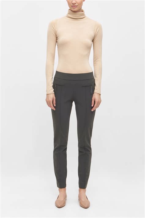 Leggins Slim Lang Mid Waist Schwarz OTTI By Raffaello Rossi Online Kaufen