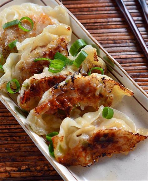 Spicy Sesame Chicken Potstickers Lifes Ambrosia