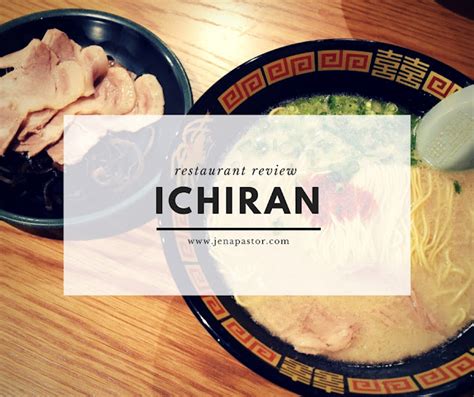 Ichiran Ramen Review - Jena Pastor | Travel, Food, and Lifestyle Blog