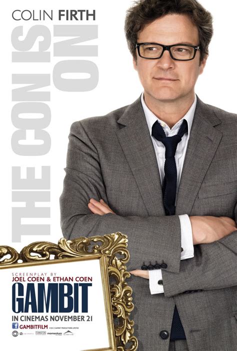 Gambit Colin Firth Poster Heyuguys