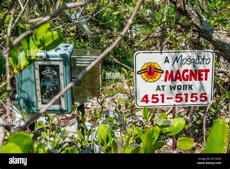 Mosquto Control Machine At The Laura Quinn Wild Bird Sanctuary On Key