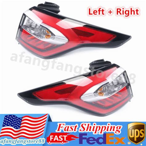 Fits Ford Escape Pair Outer Side Tail Lights Rear Brake Lamps