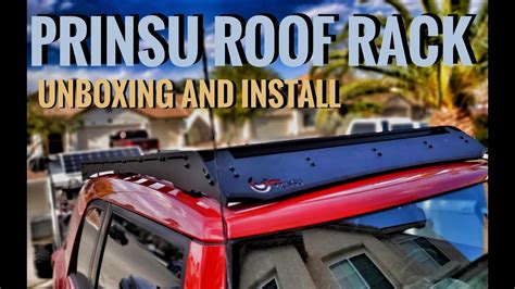 Fj Cruiser Prinsu Roof Rack Installation Youtube