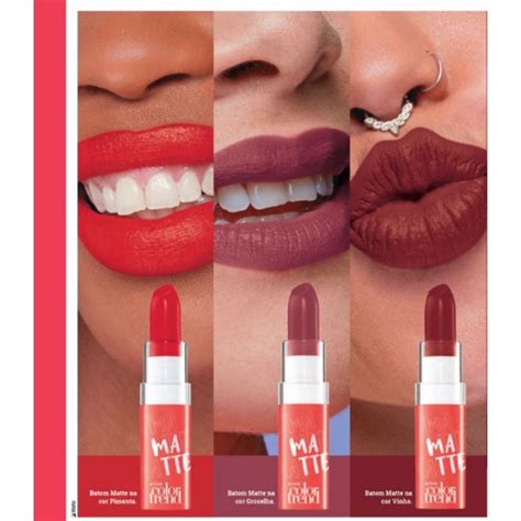 Batom Matte Avon Color Trend FPS15 Shopee Brasil