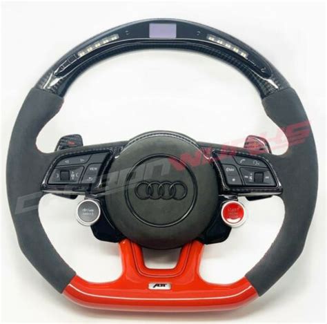 Audi Rs Rs Rs Led Carbon Fibre Steering Wheel Customisable