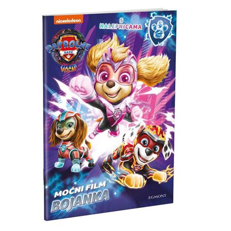 Bojanka Mocni Film Sa Naljepnicama Paw Patrol Raster Knjizara Podgorica