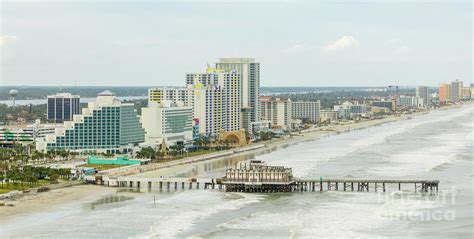 Aerial Panorama Daytona Beach Main Street Pier Photograph By Felix