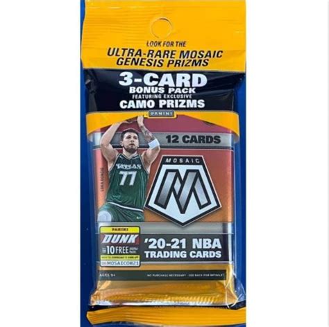 2020 21 BASKETBALL PANINI MOSAIC MULTI CELLO PACK