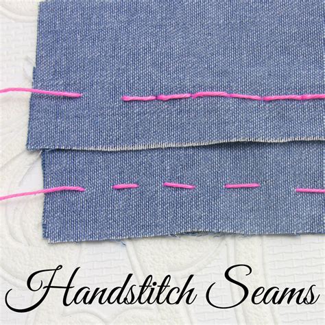 How To Hand Sew A Seam Easy For Beginners Treasurie