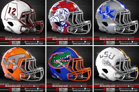 Hot Clicks: Futuristic College Football Helmets - Sports Illustrated