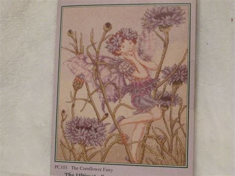 Dmc Cicely Mary Barker Cornflower Fairy Counted Cross Stitch Pattern