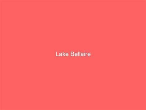 Lake Bellaire Information And Guide Lakefront Home Finder