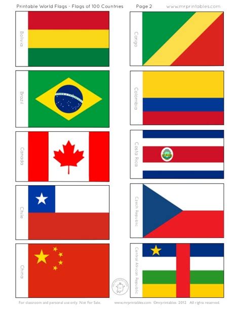 Free Printable World Flags Bunting