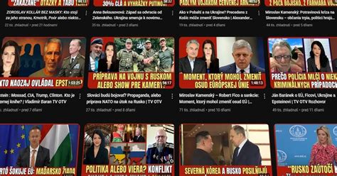 smer party allegedly connected  pro russian disinformation outlet tv