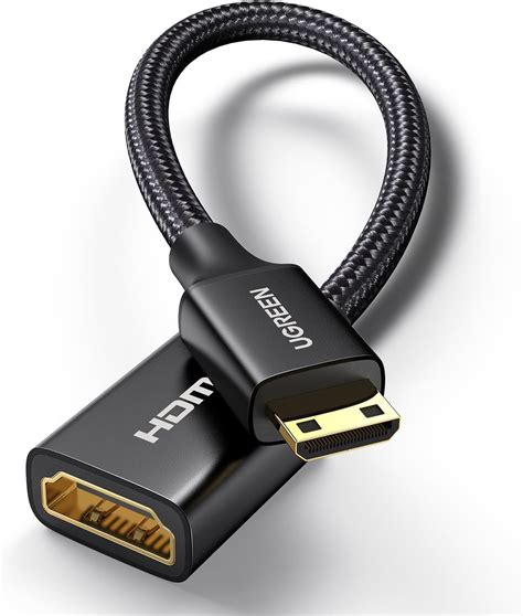 Amazon UGREEN Mini HDMI 変換 オスメス HDMI ミニHDMI 変換ケーブル ミニHDMIタイプCオス