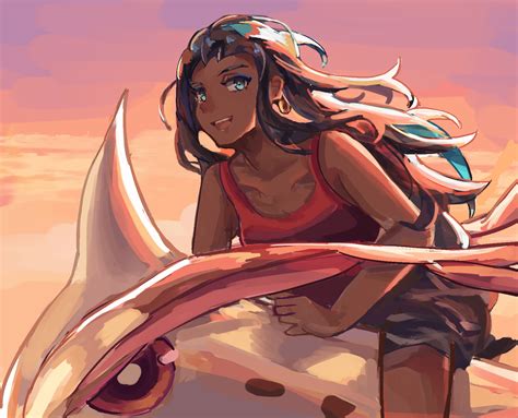 Nessa Riding Milotic Rpokemon