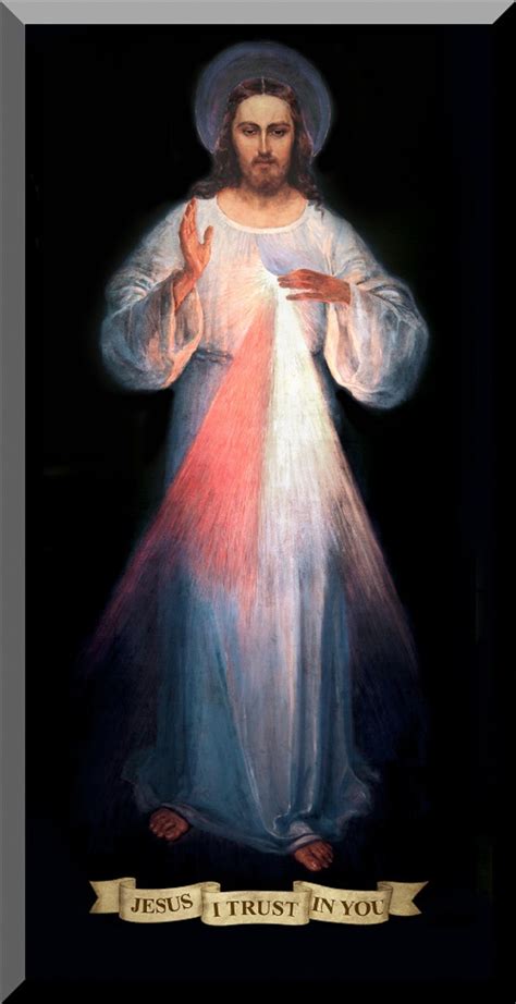 Divine Mercy Vilnius Original Wall Plaque Catholic To The Max