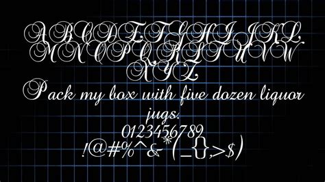 Baroque Script Font Free Download