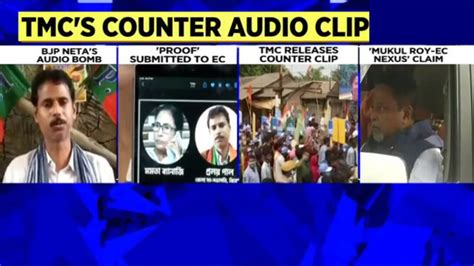 Watch West Bengal Elections Tmc Releases Audio Clip Alleges Bjps