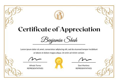 hnd certificate template