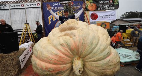 Pound Pumpkin Wins California Contest Sets Record