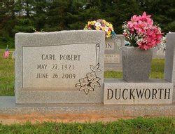 Carl Robert Duckworth Find A Grave Memorial