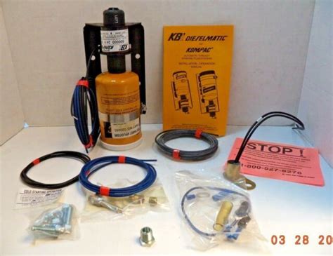 Kbi Dieselmatic Kompac 24 V Starting Fluid Kit Pn 501252 Ebay