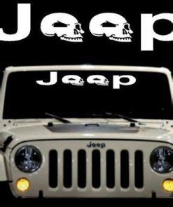 Jeep wrangler Windshield Banner Decal Sticker – Jeep Wrangler Decals ...