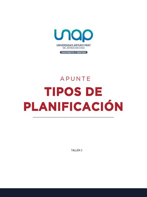 Tipos De Planificación Descargar Gratis Pdf Plan De Estudios