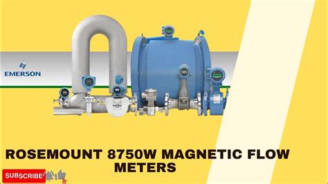 Rosemount 8750W Magnetic Flow Meters For Utility Water Applications